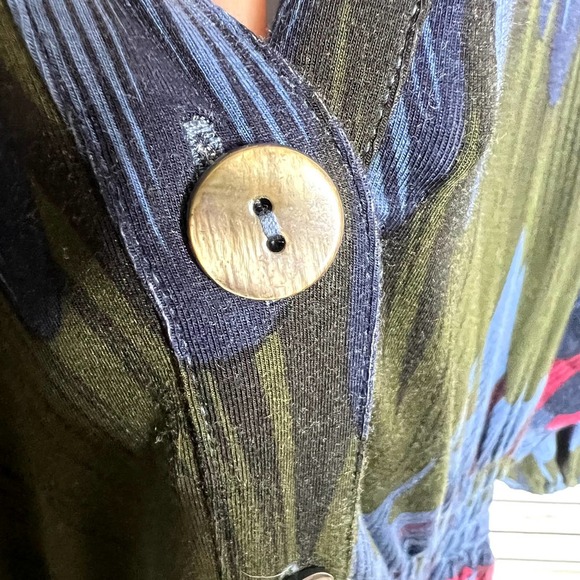 Soft SURROUNDINGS Women's Ancient Isle Shirt Dress Multicolor NEW Medium Petite - Picture 9 of 16